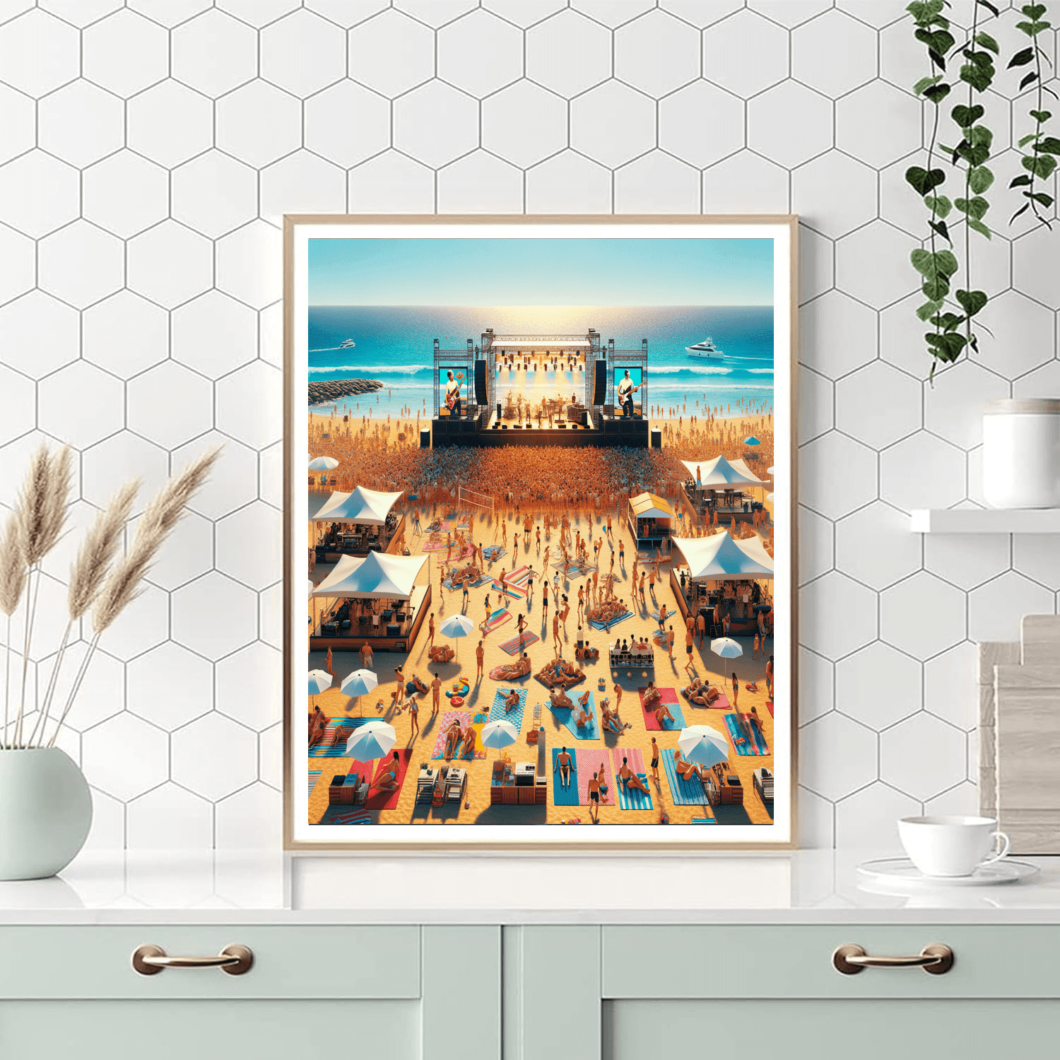 Festival Internacional De Benicassim - Spain Numbered Painting Kits