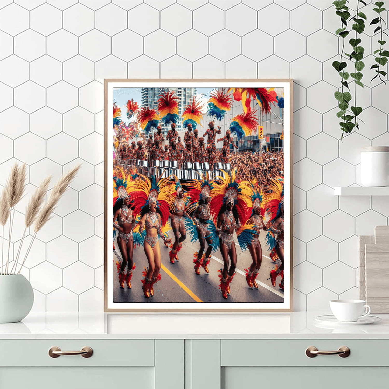 Caribbean Carnival - Toronto, Canada Painting By Numbers Kit