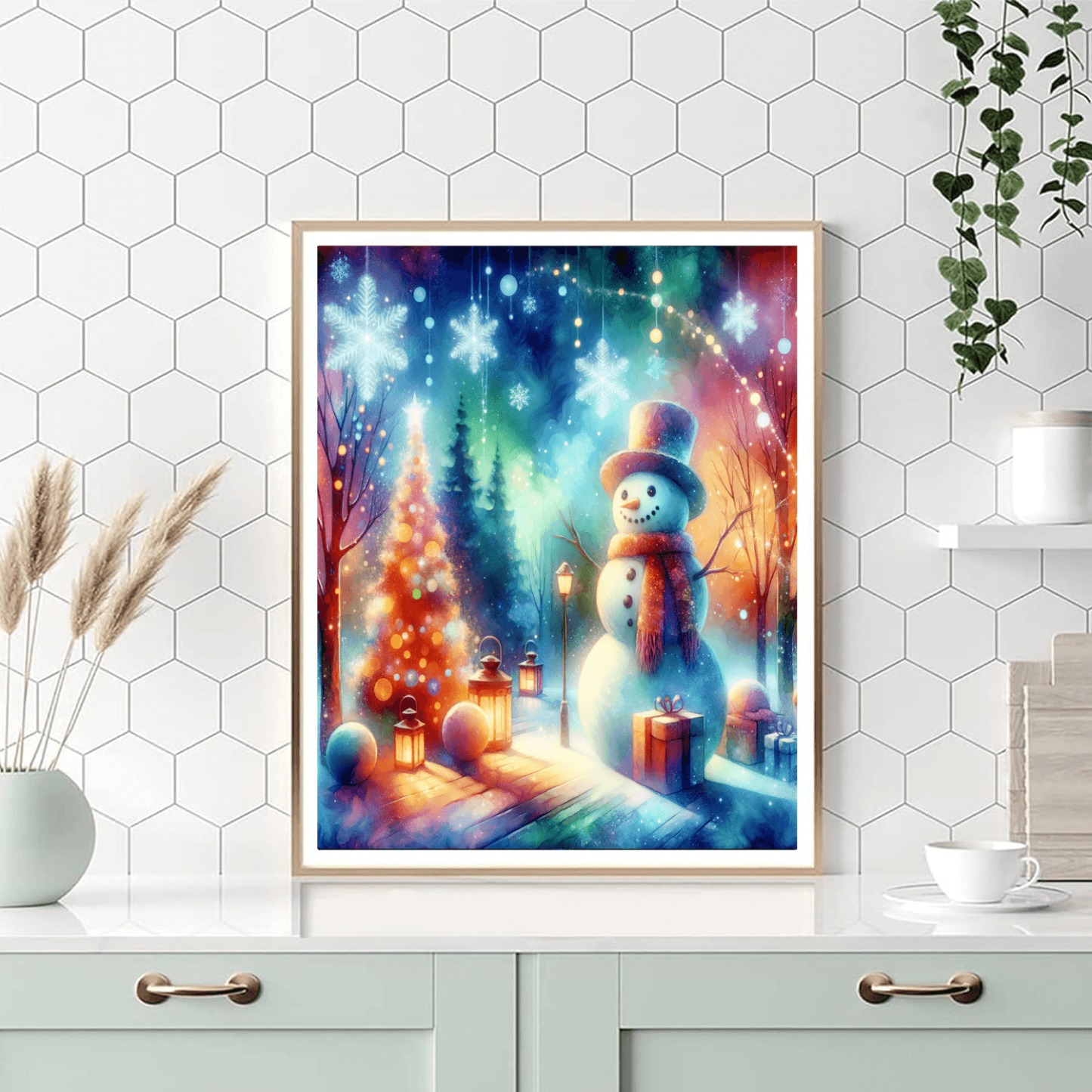 Festive Holiday Wonderland Paint By Numbers Kits