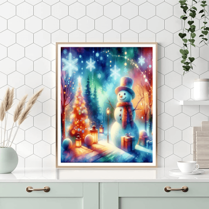 Festive Holiday Wonderland Paint By Numbers Kits