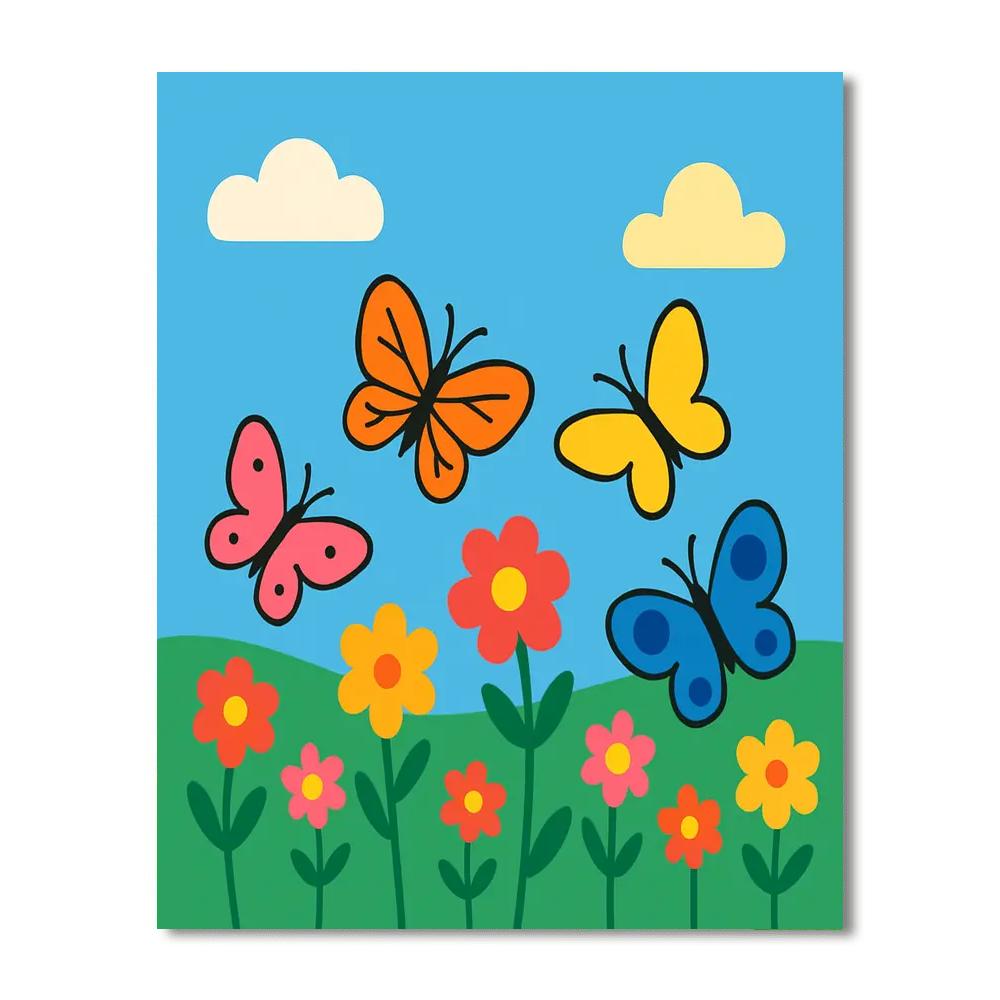 Peaceful Meadows Painting By Numbers Kit