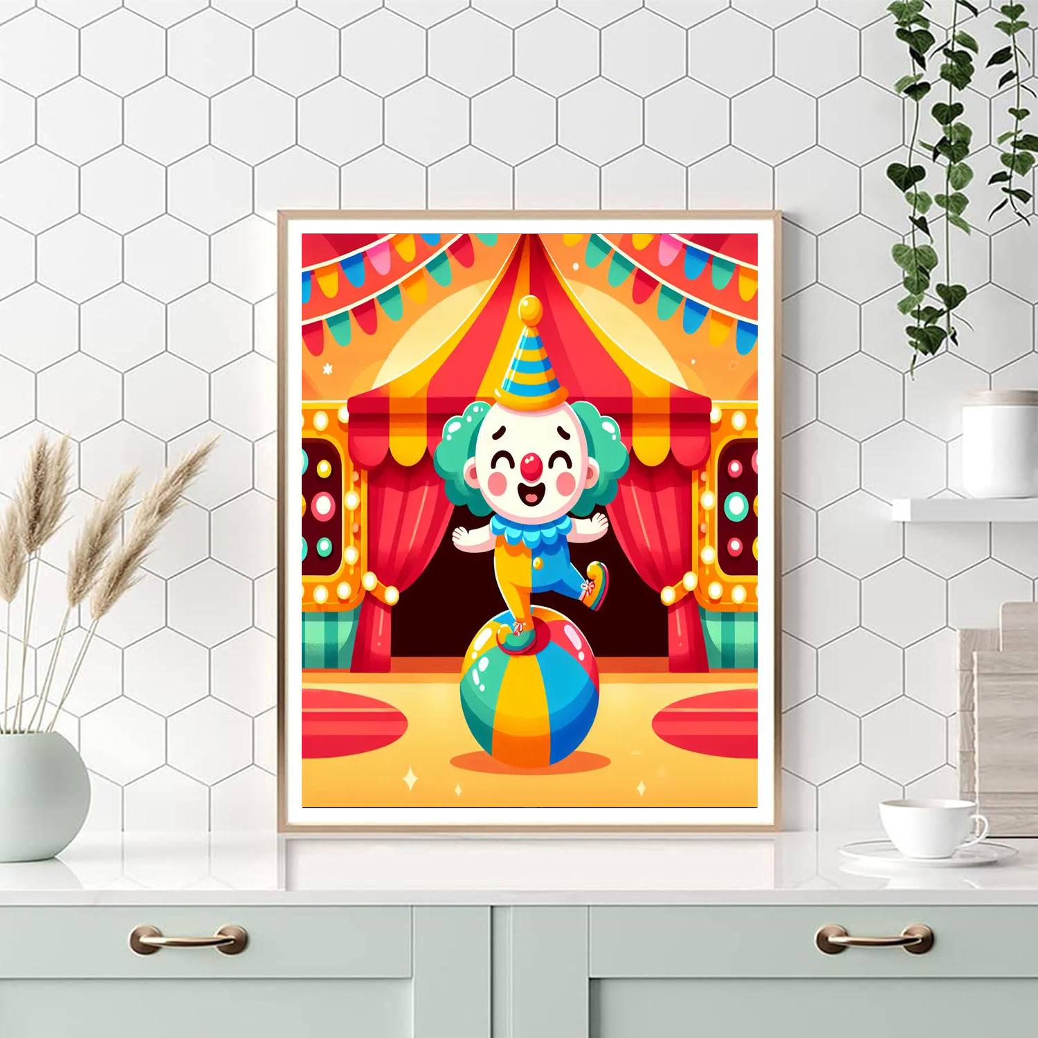 Circus Fun Zone Paint By Numbers