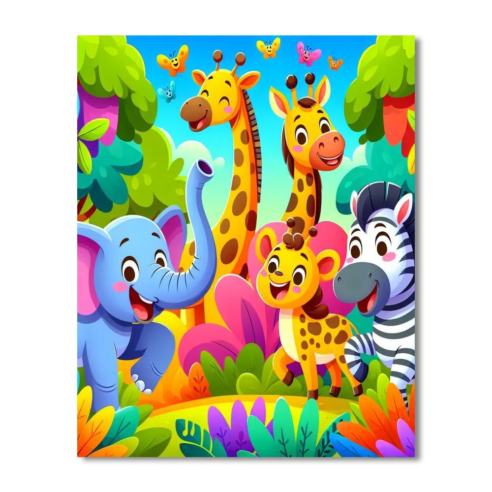 Colorful Creatures Paint By Numbers Kits