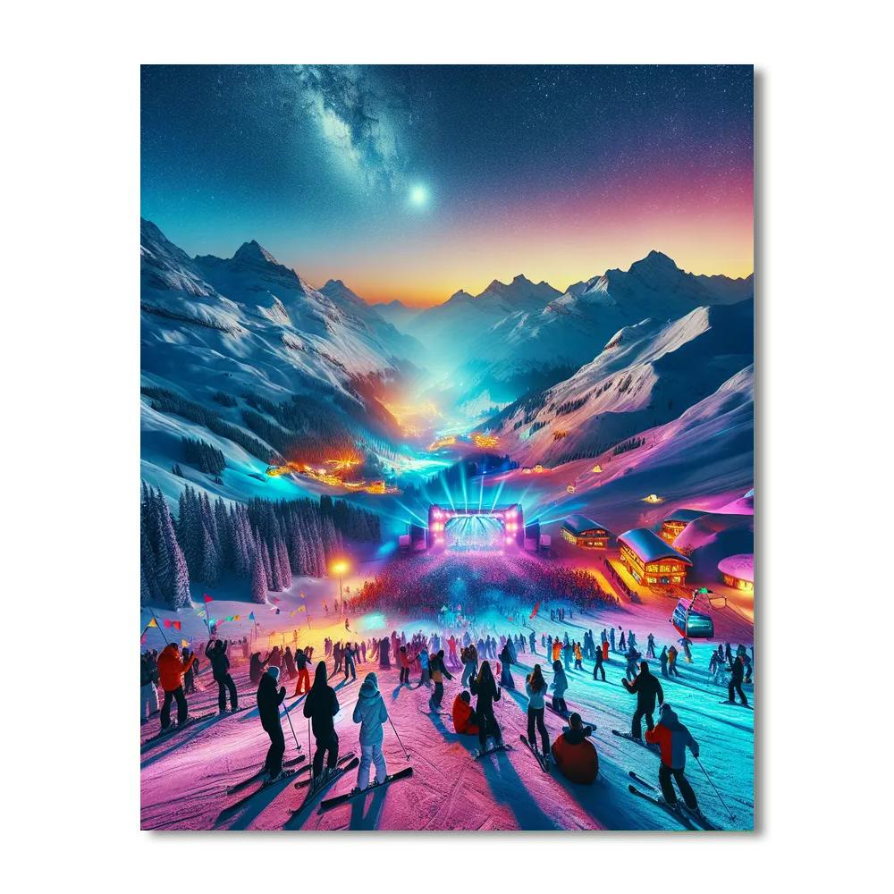 Snowbombing - Mayrhofen Painting Number Kit