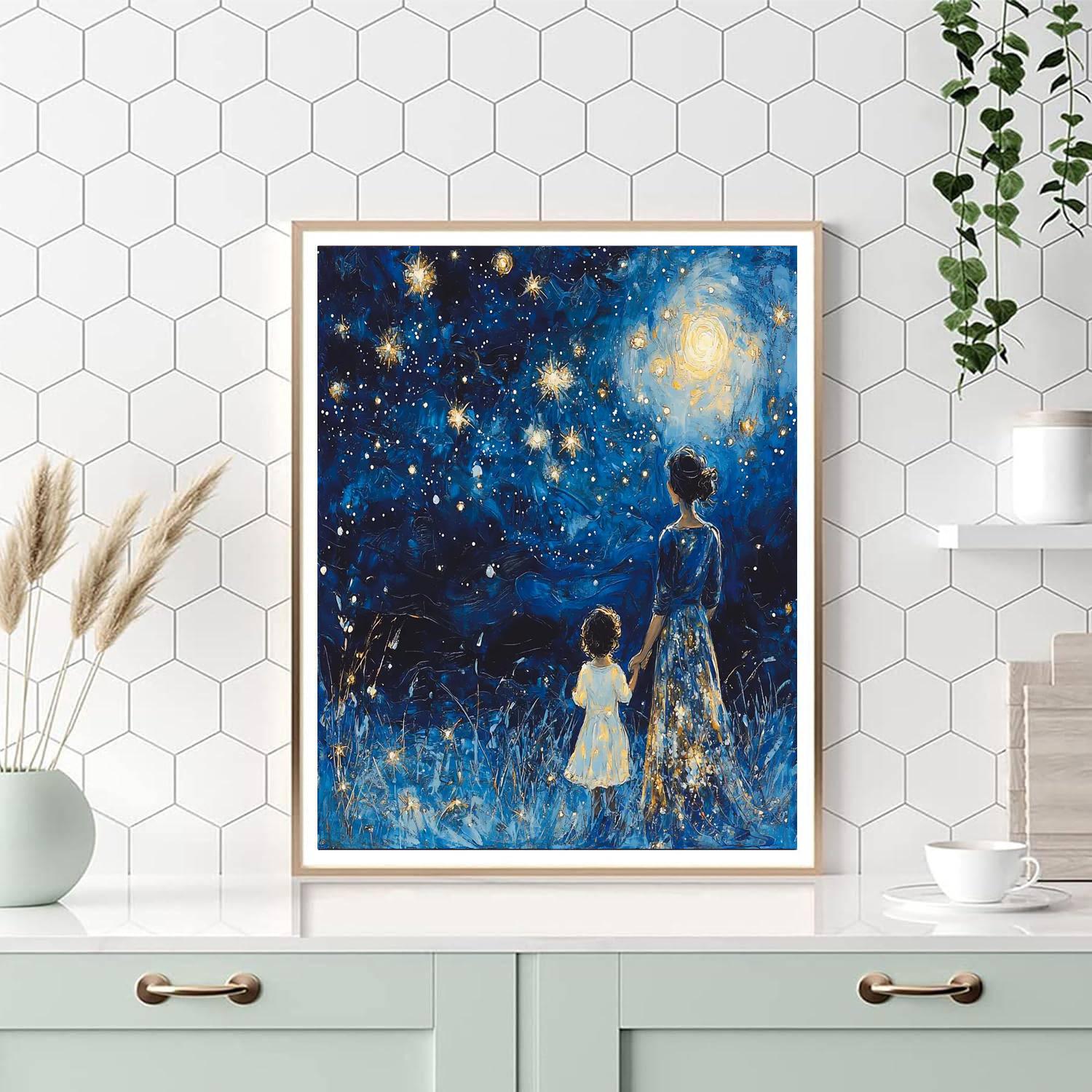 Beneath The Starry Sky Number Painting