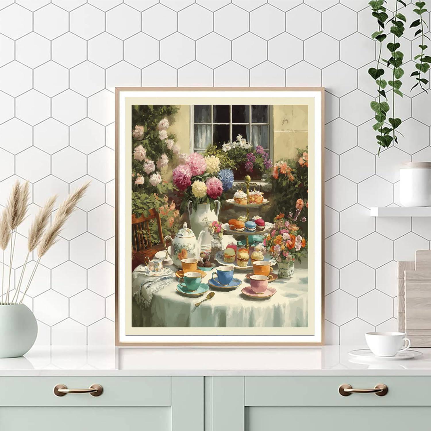 The Tea Party Paint By Numbers Kits