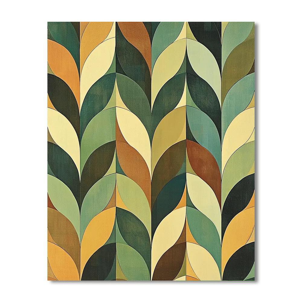 Leonardo Da Vinci Inspired Nature's Geometry  Paint By Numbers Kits