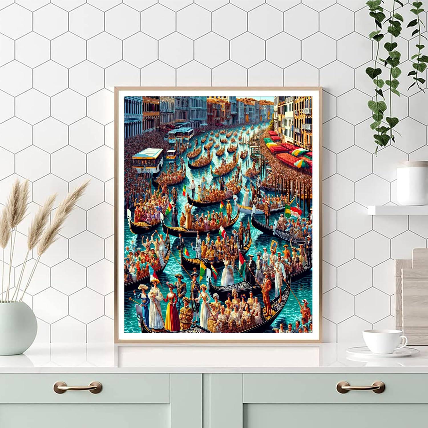 Regatta Storica - Italy Painting By Numbers Kit