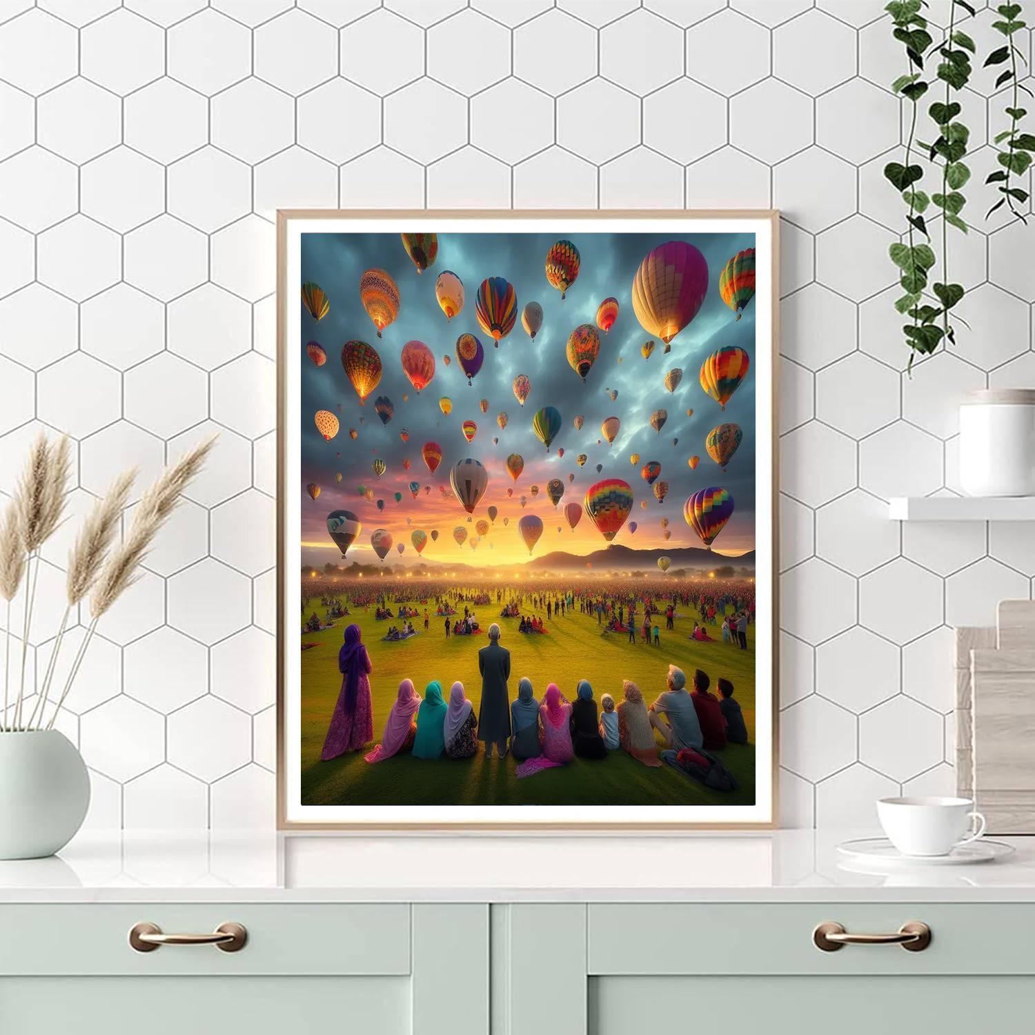 International Balloon Fiesta - Mexico Paint By Numbers