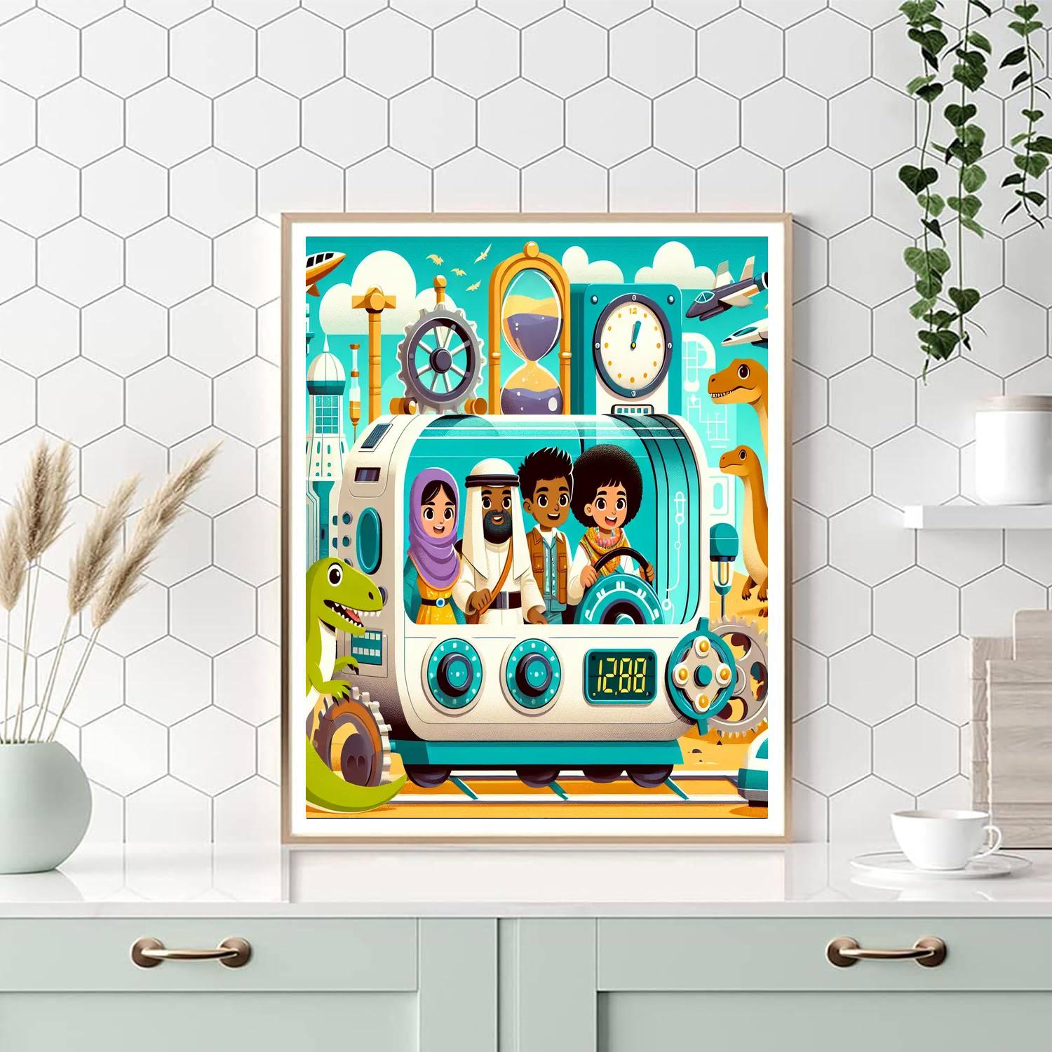 Time Travel Safari Paint By Numbers