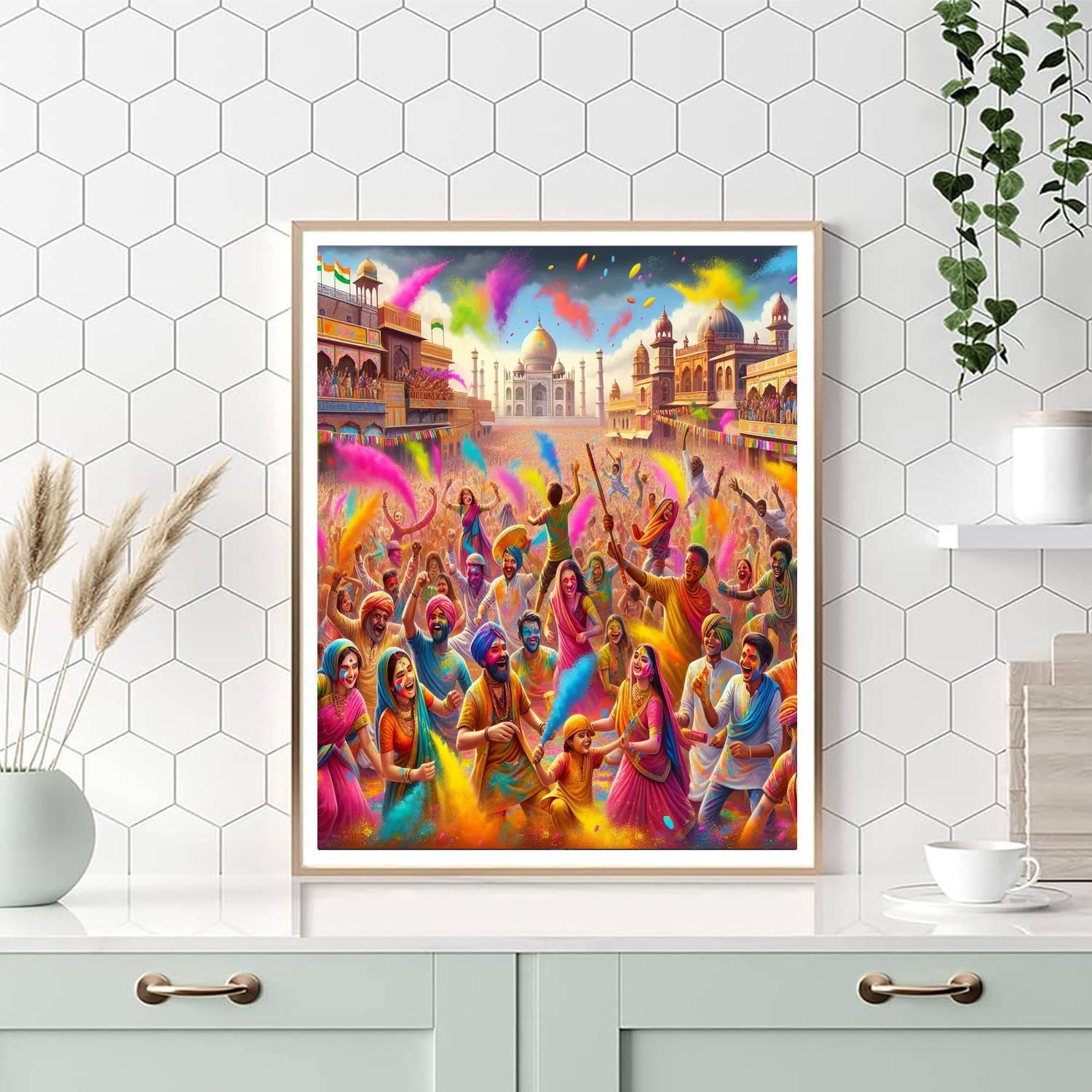 Holi Hai Festival - India Paint By Numbers
