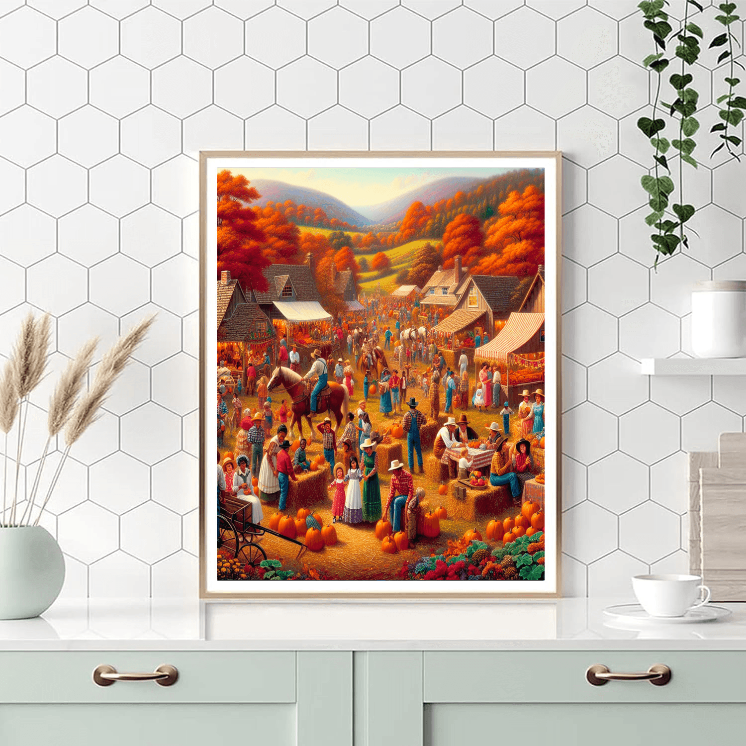 Harvest Festival - United States Paint By Color