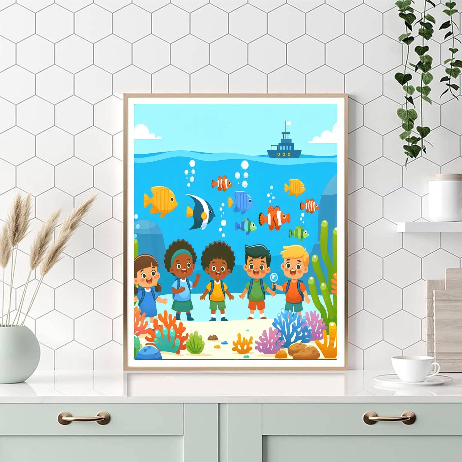 Ocean Explorers Quest Paint By Numbers