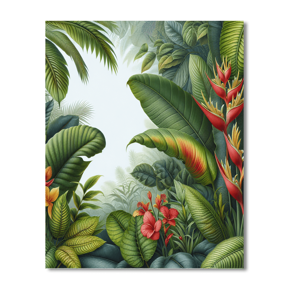 Botanical Bliss Collection Painting By Numbers Kit