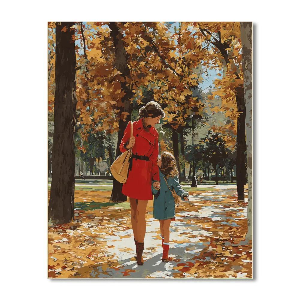 A Stroll Through Time With Mom DIY Paint By Numbers