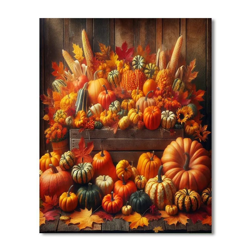 Radiant Harvest Festival Number Painting