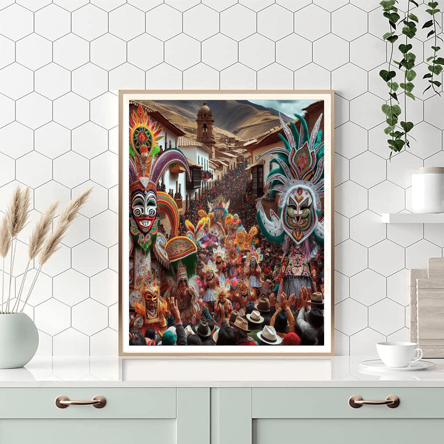 Fiesta De La Candelaria - Puno, Peru Number Painting