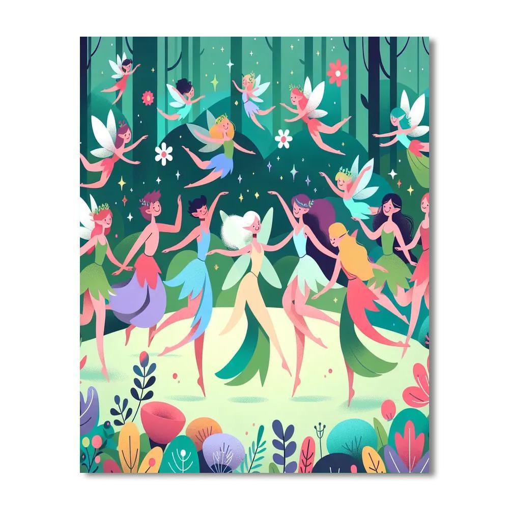 Fairyland Frolic Number Painting