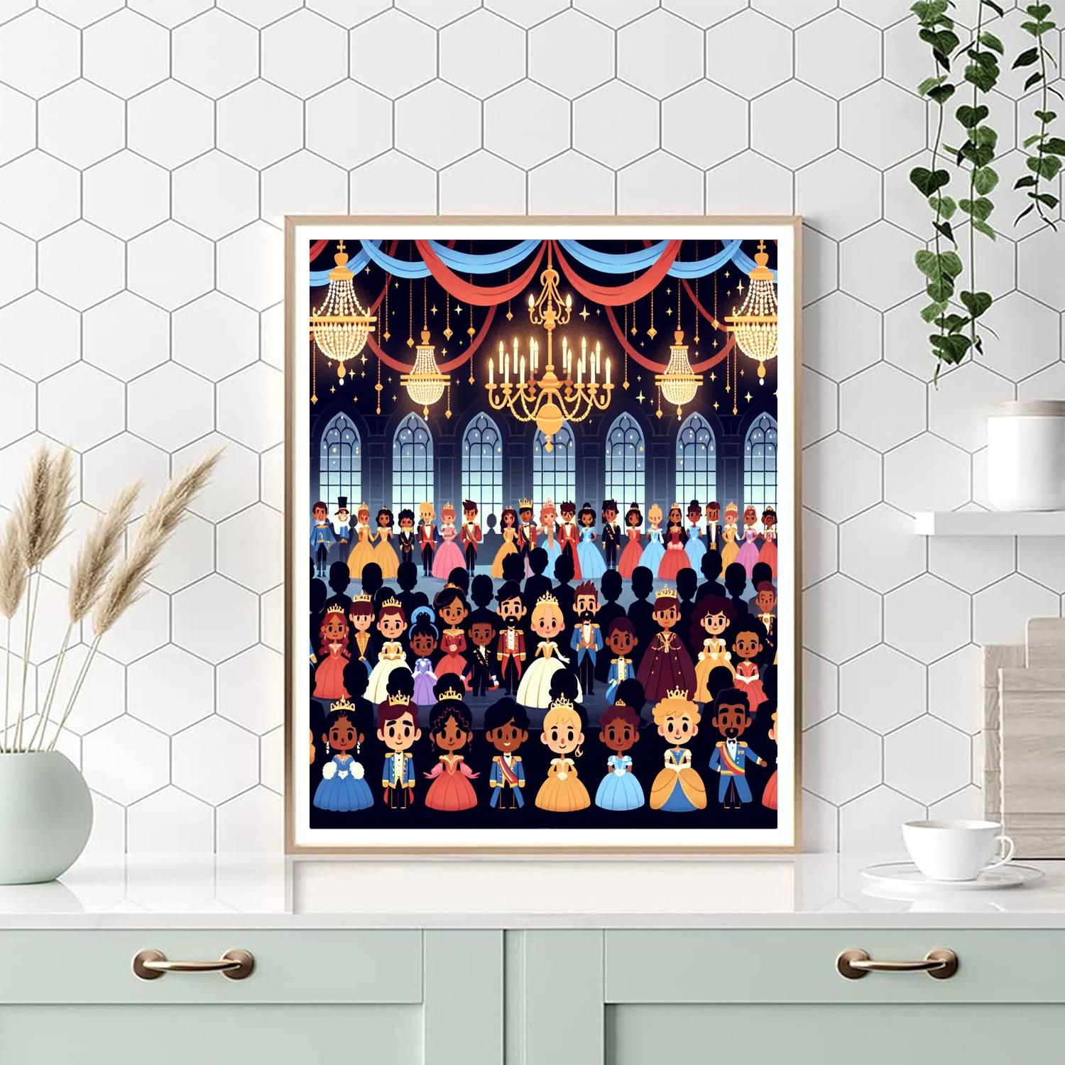 Magic Castle Ball Painting By Numbers Kit
