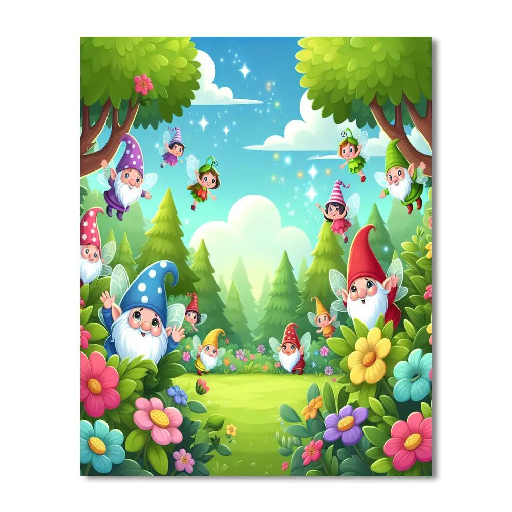 Magic In The Forest Paint By Numbers Art