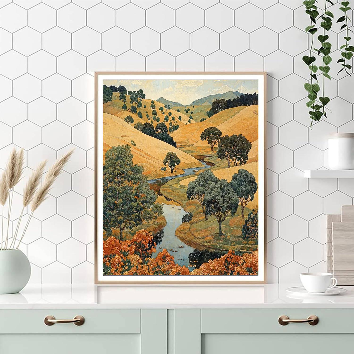 Nandalal Bose Inspired Whispers Of The Earth  Painting Number Kit