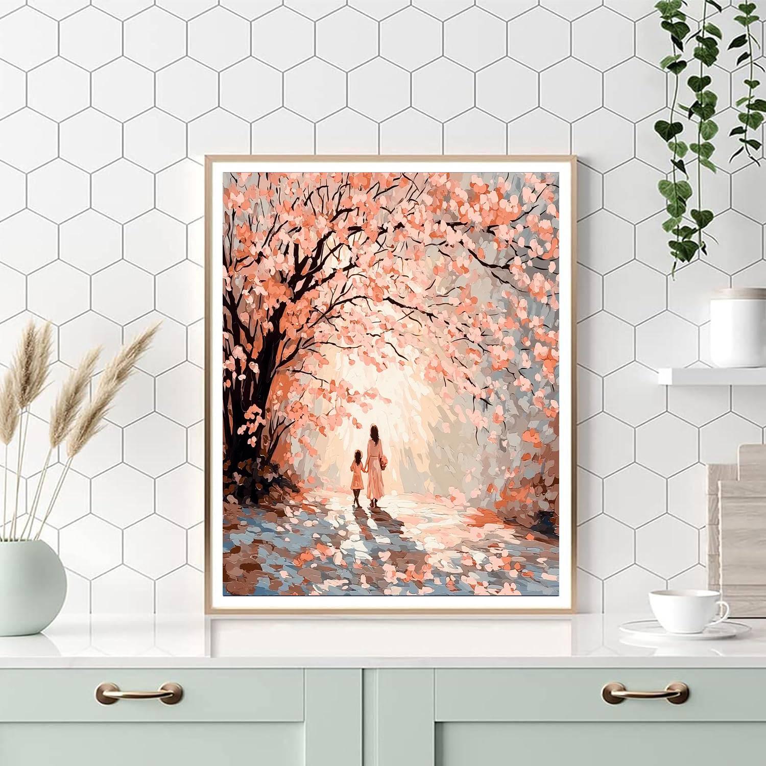 Under The Blossom Arch Paint By Number