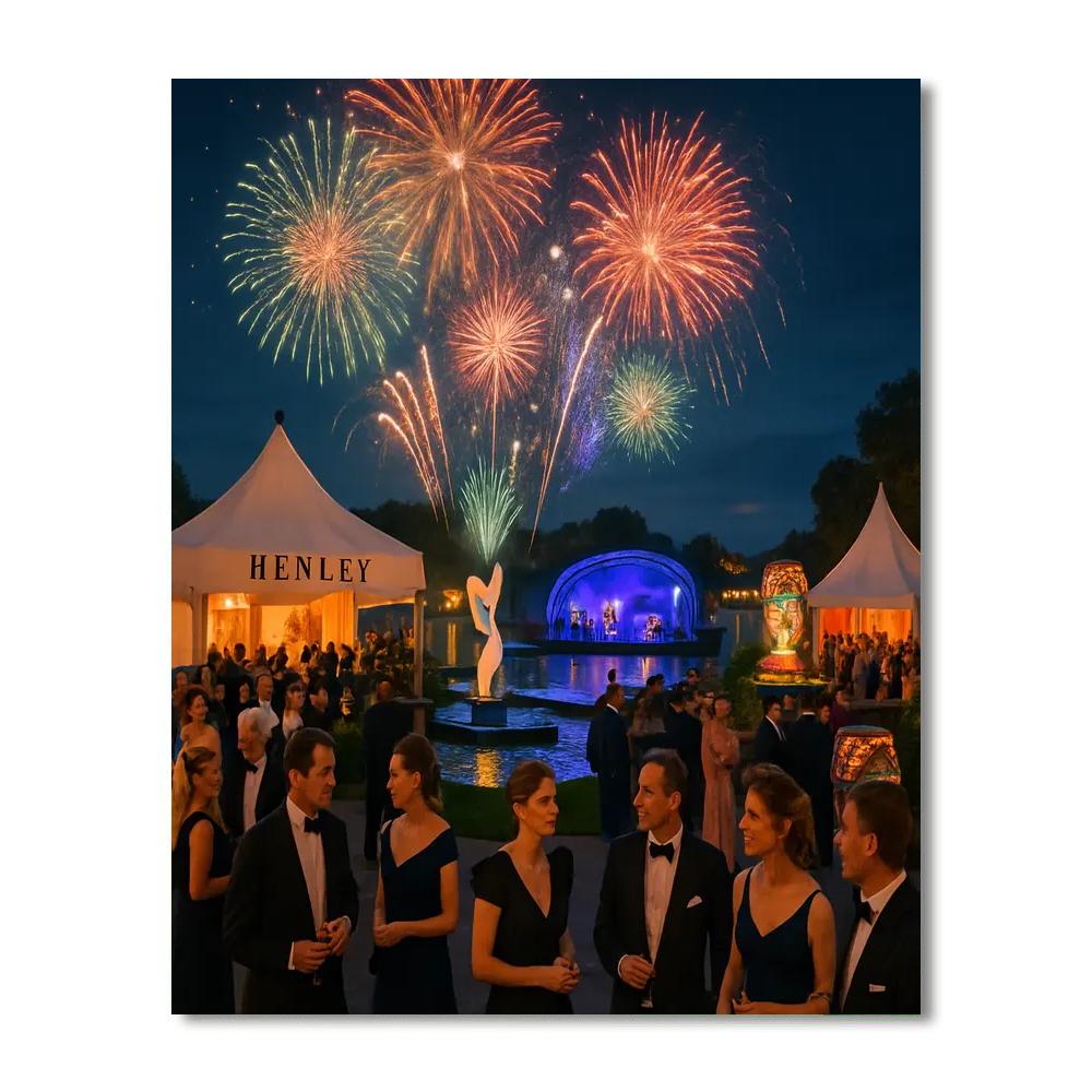Henley Festival - Henley-on-thames, England Painting Number Kit