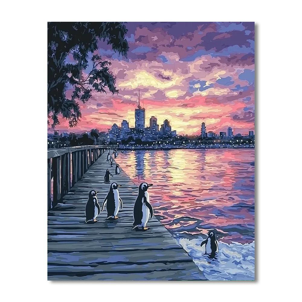St Kilda Penguins - Melbourne DIY Paint By Numbers
