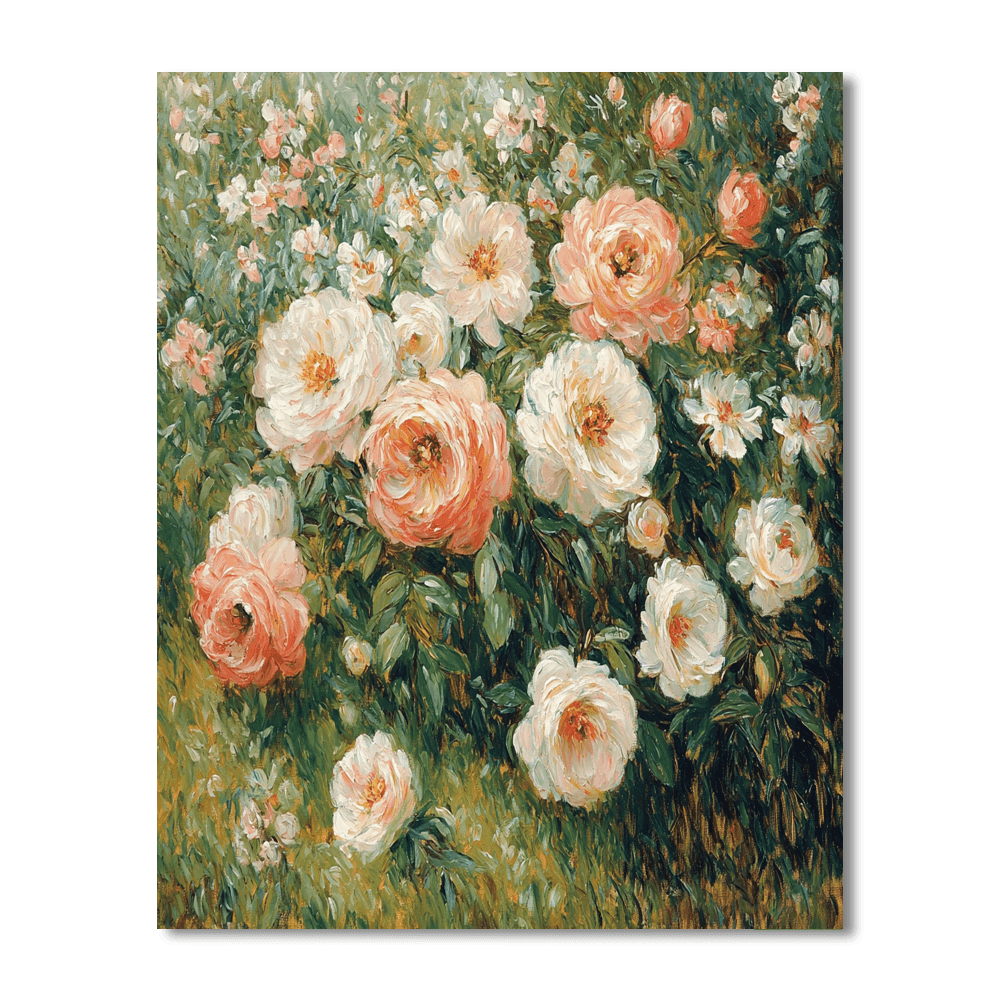 Pierre-Auguste Renoir Inspired Floral Serenity  Paint By Numbers Kits