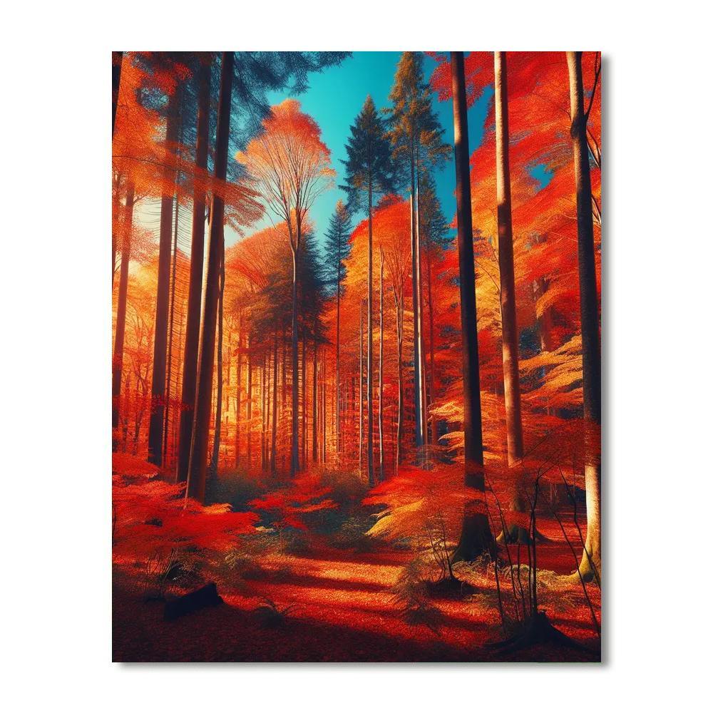 Autumnal Glory Paint By Numbers Kits