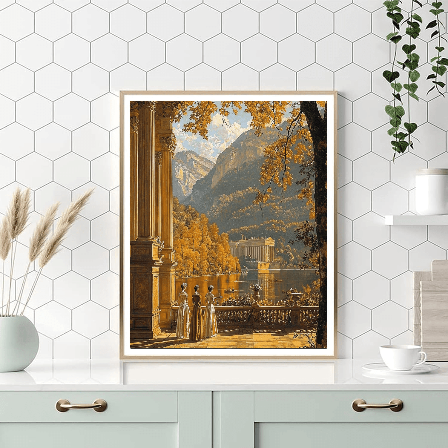 Jean-Auguste-Dominique Ingres Inspired Reflections Of History  Paint By Numbers Art