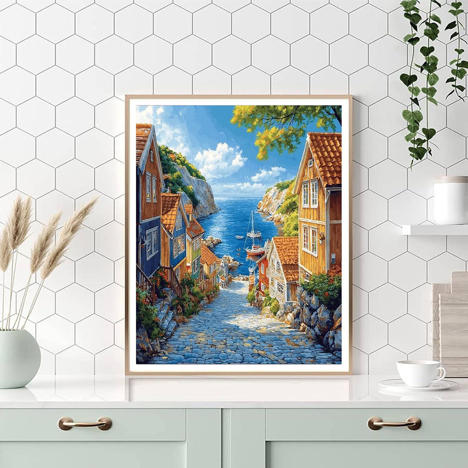 Fjällbacka - Sweden DIY Paint By Numbers