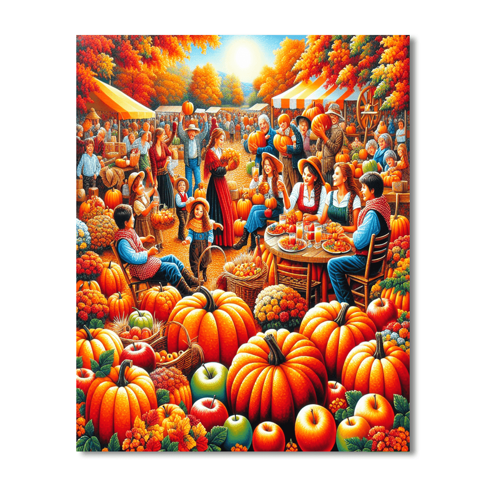 Joyful Harvest Festival Paint By Numbers Kits
