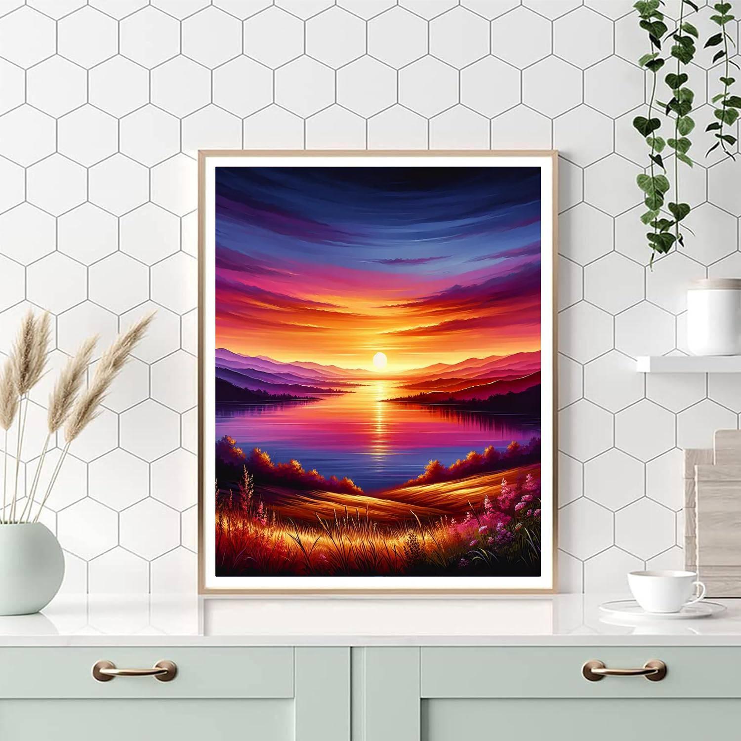 Sublime Sunset Horizon Paint By Number