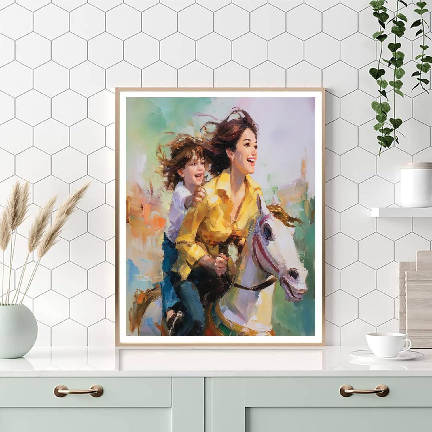 Cherished Carousel Paint By Color