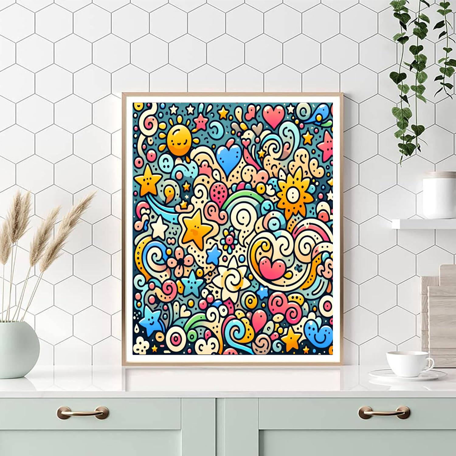 Doodle Days Number Painting