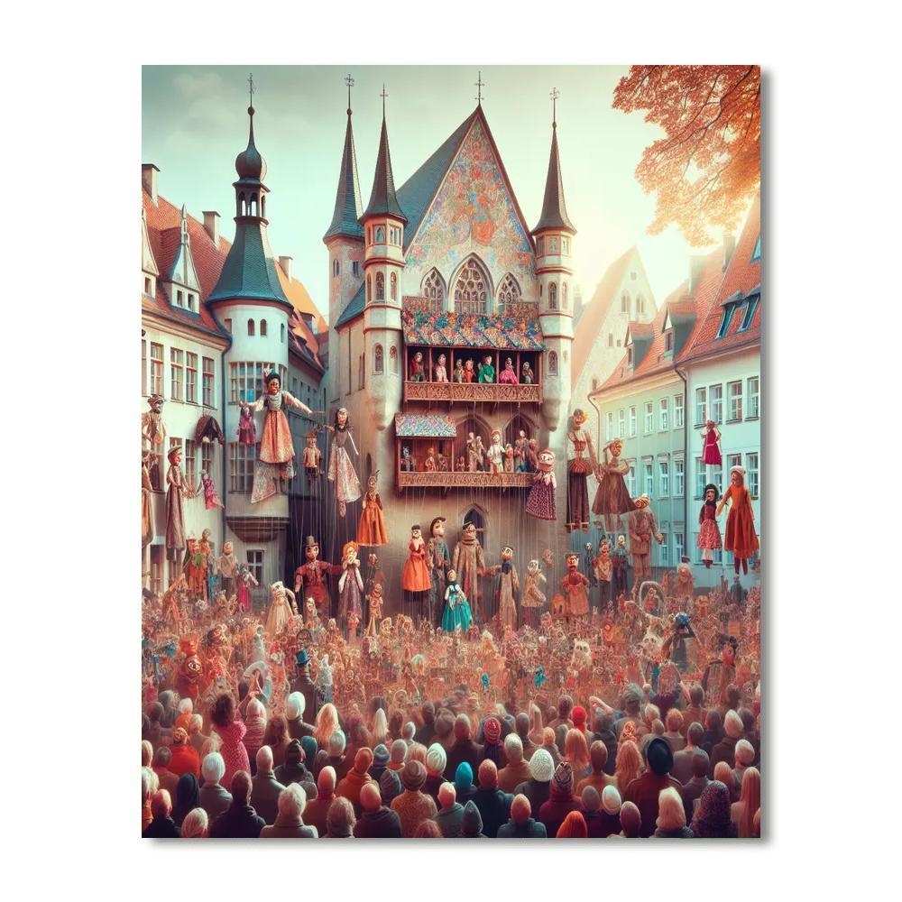International Festival Of Puppet Theatre - Czech Republic Numbered Painting Kits