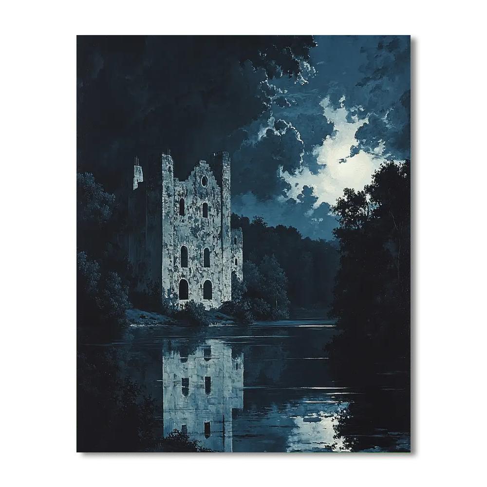 Caravaggio Inspired Veil Of Midnight  DIY Paint By Numbers