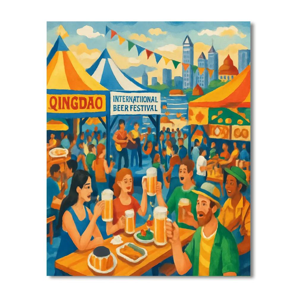 Qingdao International Beer Festival - Qingdao Paint By Number