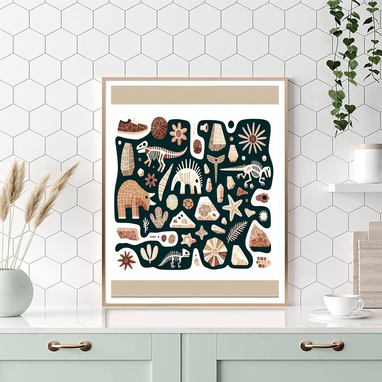 Fossil Fun Painting By Numbers Kit