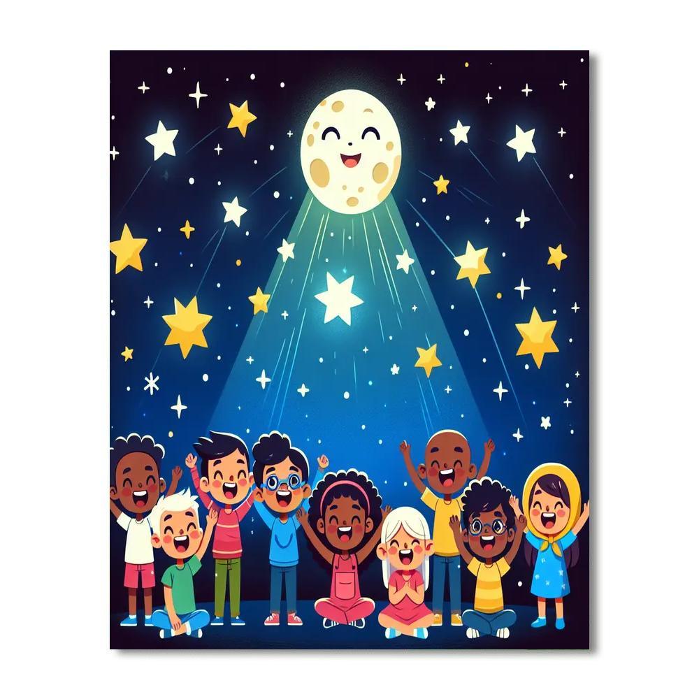 Charming Starry Adventures Paint By Number