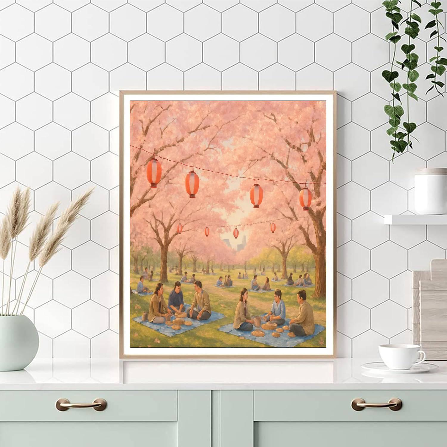 Hanami Festival - Tokyo, Japan Paint By Number