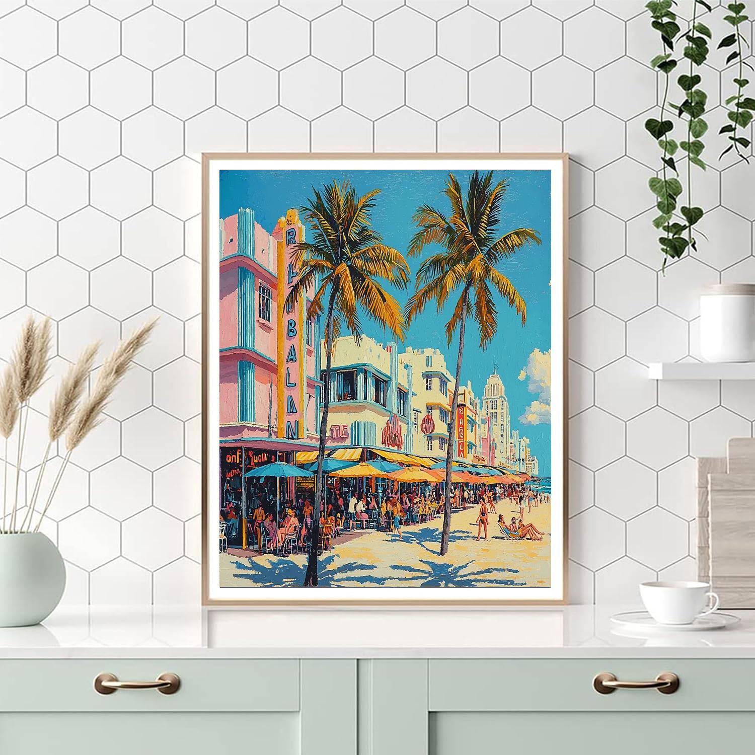 The Art Deco District Painting Number Kit