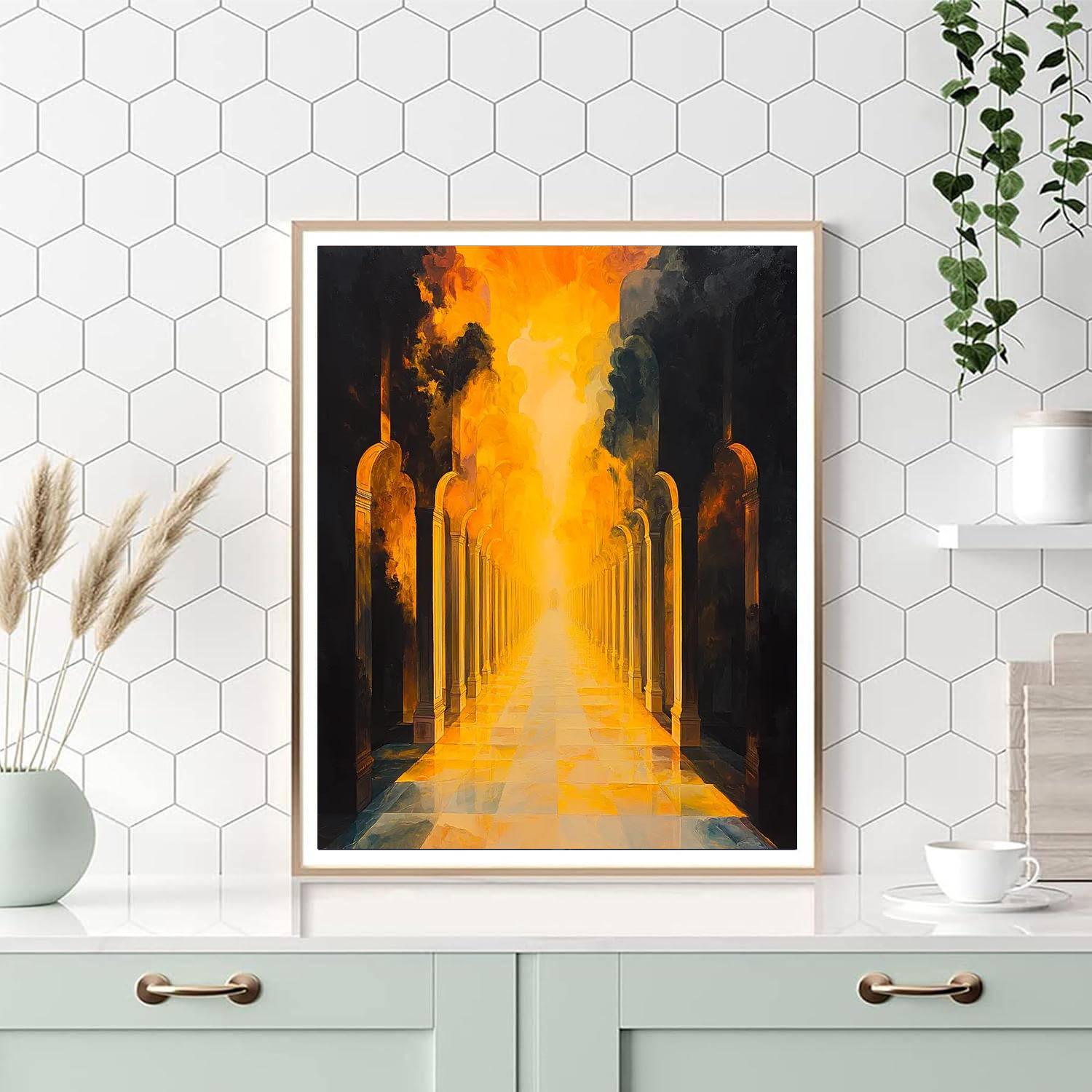 Caravaggio Inspired Inner Luminescence  DIY Paint By Numbers