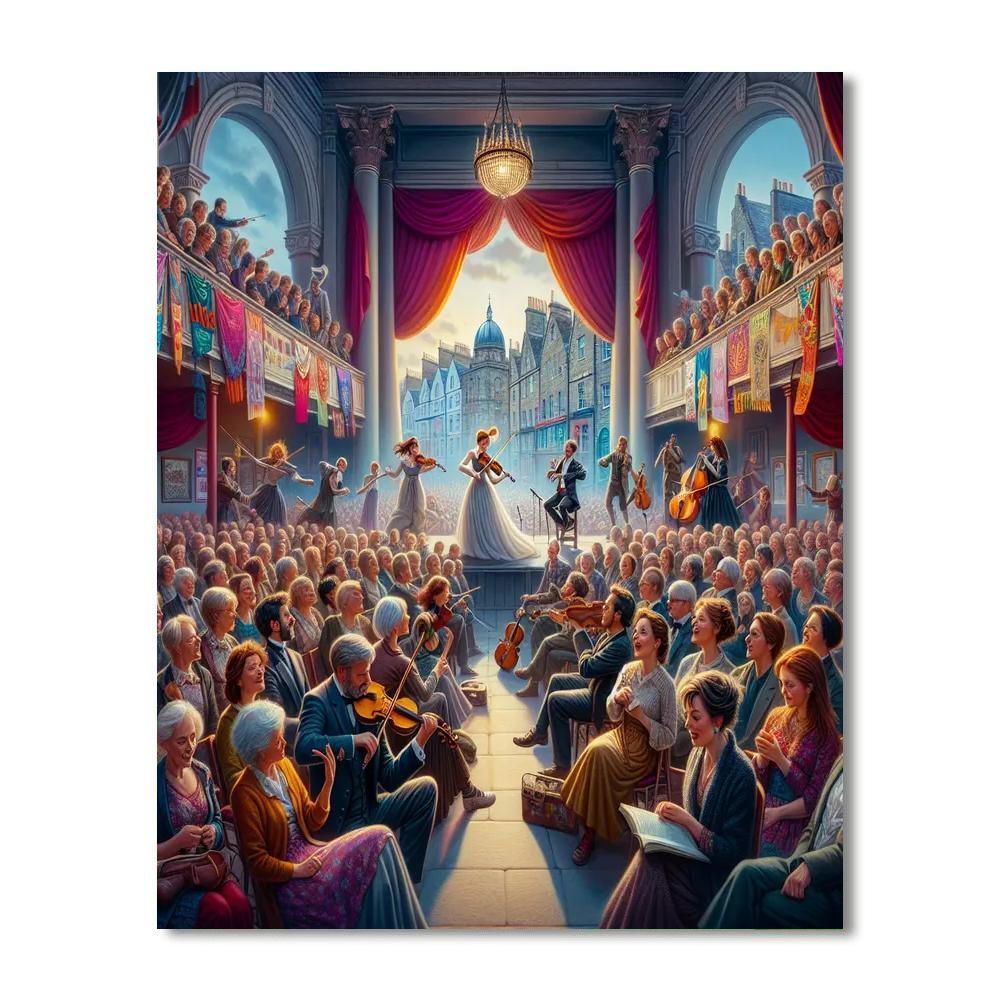 Edinburgh International Festival - Edinburgh DIY Paint By Numbers