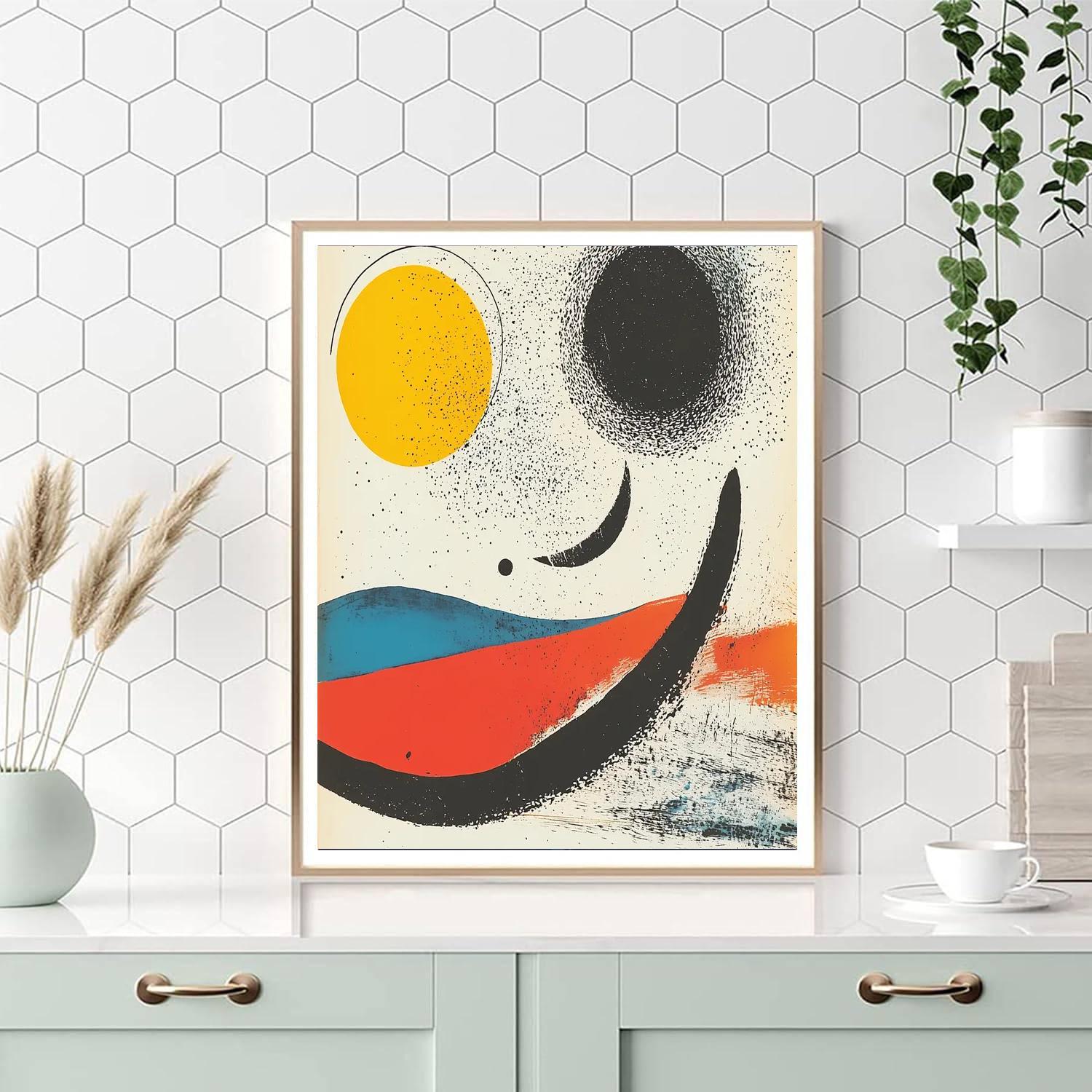 Joan Miró Inspired Serendipitous Forms  Paint By Color