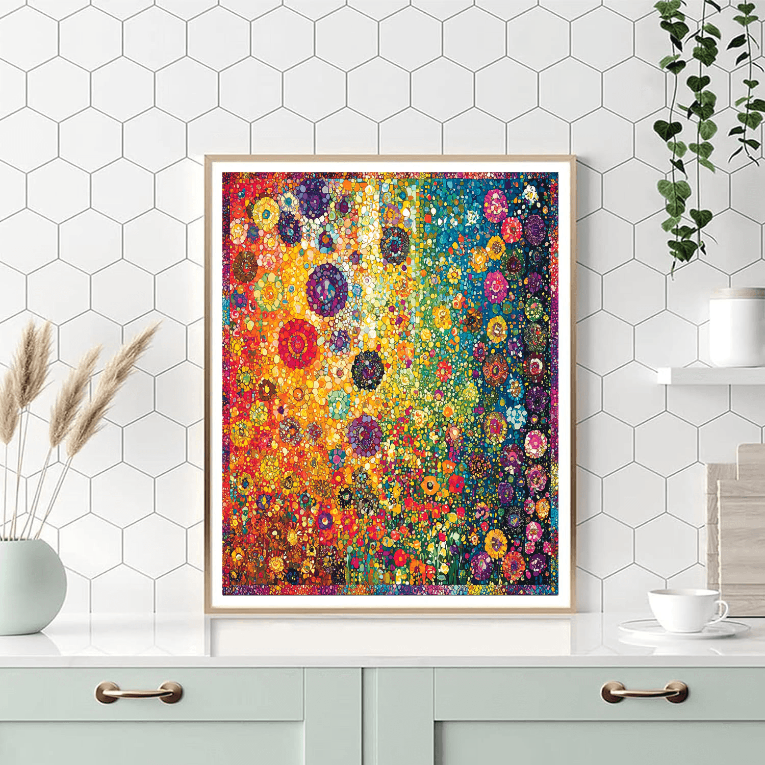 Gustav Klimt Inspired Timeless Patterns  Numbered Painting Kits