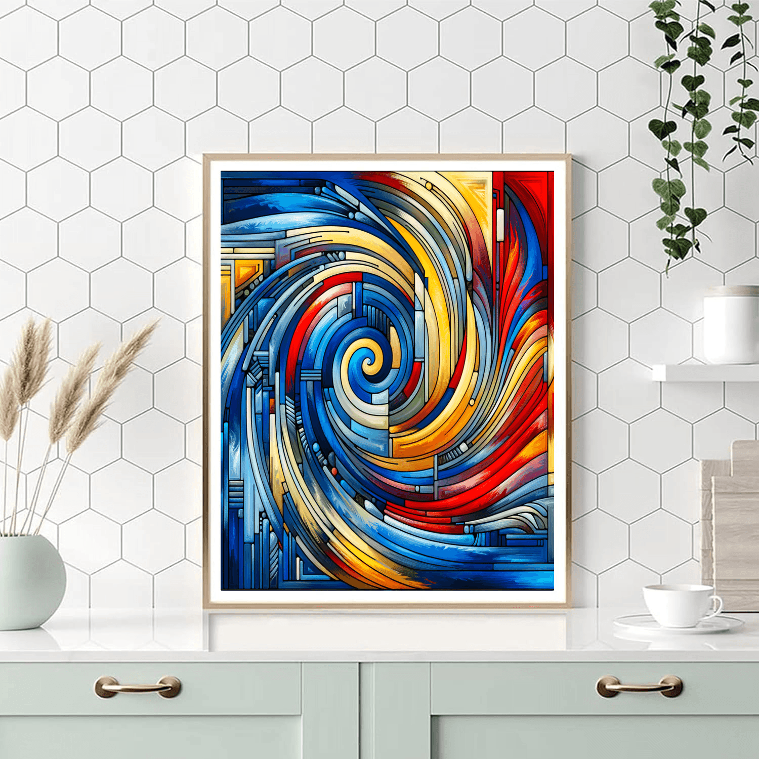 Abstract Dreamscape Painting Number Kit
