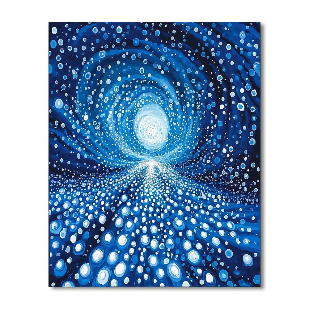 Yayoi Kusama Inspired Polka Dreamscape  DIY Paint By Numbers