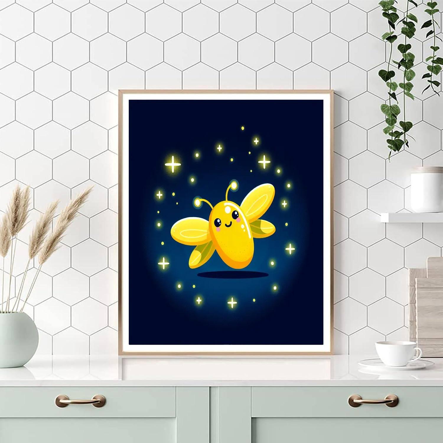 Sparkly Firefly Painting By Numbers Kit